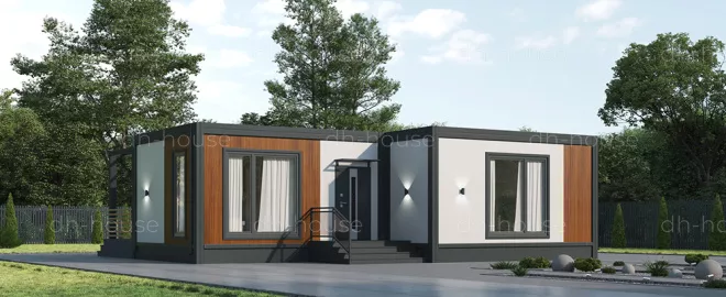 Одноэтажный модульный дом ULTRA 74 под ключ