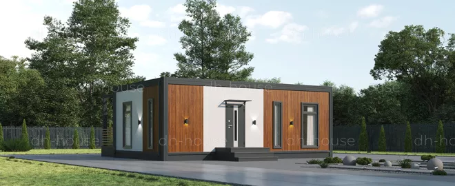 Одноэтажный модульный дом ULTRA 59 под ключ